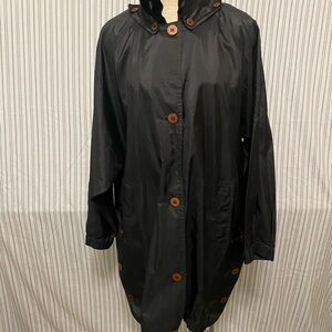 Vtg Alorna Trench Raincoat